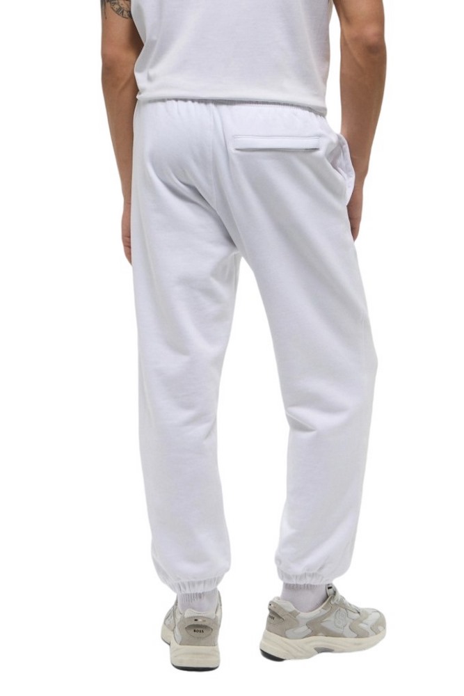 GUESS JEANS PRINTED LOGO JOGGER ΦΟΡΜΑ ΠΑΝΤΕΛΟΝΙ ΑΝΔΡΙΚΟ WHITE