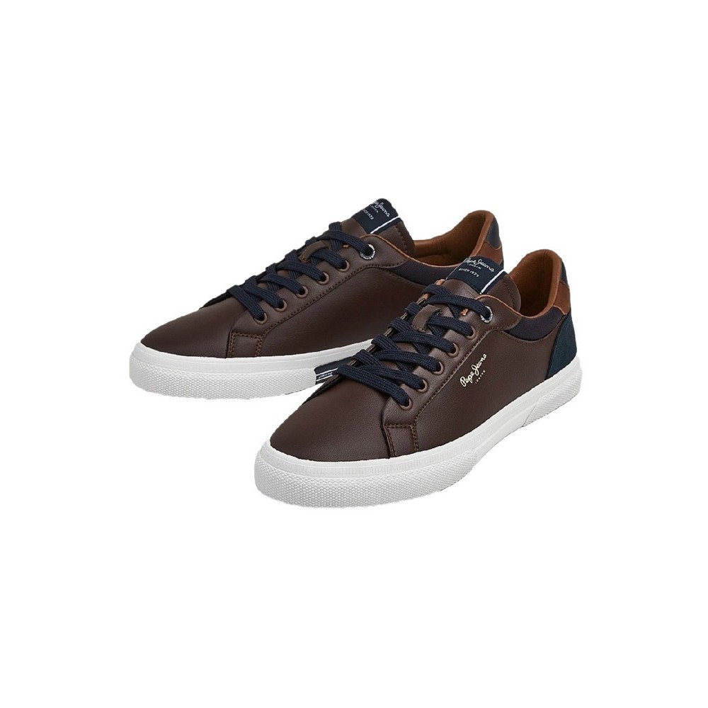 PEPE JEANS KENTON COURT ΠΑΠΟΥΤΣΙ ΑΝΔΡΙΚΟ BROWN