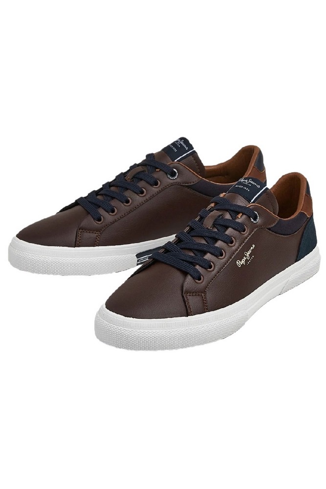 PEPE JEANS KENTON COURT ΠΑΠΟΥΤΣΙ ΑΝΔΡΙΚΟ BROWN