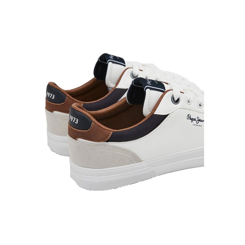 ΠΑΠΟΥΤΣΙ KENTON COURT ΑΝΔΡΙΚΟ PEPE JEANS WHITE