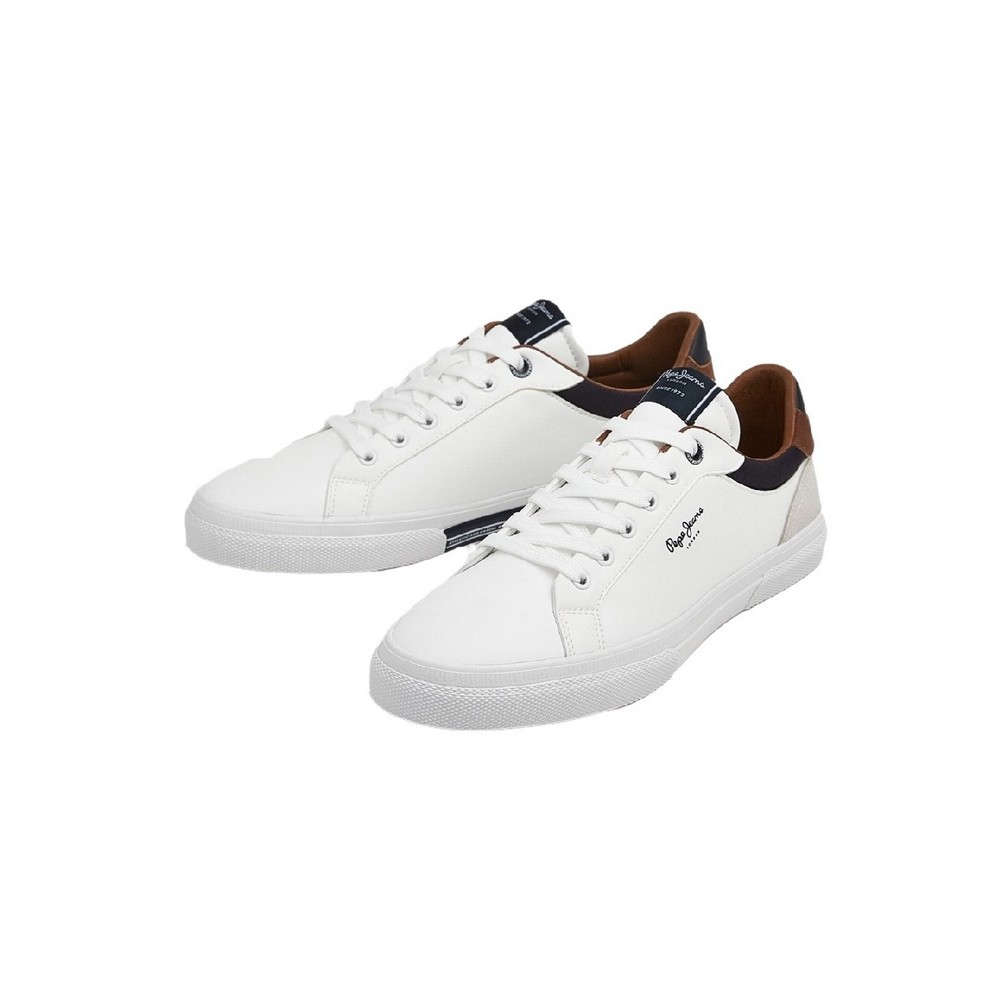 PEPE JEANS KENTON COURT ΠΑΠΟΥΤΣΙ ΑΝΔΡΙΚΟ WHITE