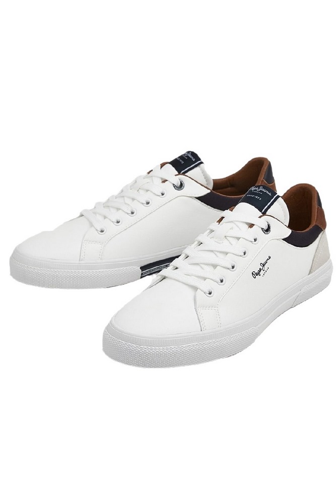 PEPE JEANS KENTON COURT ΠΑΠΟΥΤΣΙ ΑΝΔΡΙΚΟ WHITE