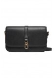 TOMMY HILFIGER  LIBRE FLAP CROSSOVER ΤΣΑΝΤΑ ΓΥΝΑΙΚΕΙΑ BLACK