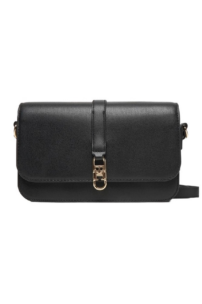 TOMMY HILFIGER  LIBRE FLAP CROSSOVER ΤΣΑΝΤΑ ΓΥΝΑΙΚΕΙΑ BLACK