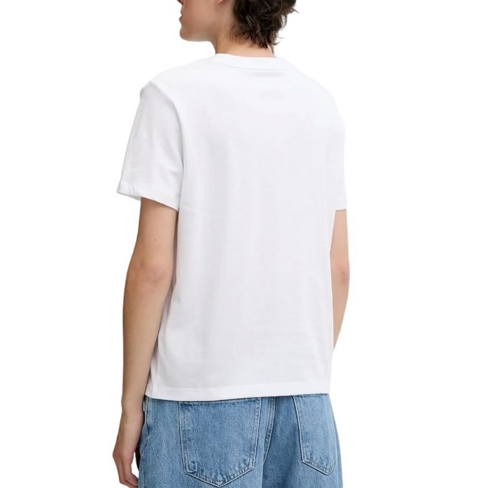CALVIN KLEIN JEANS A INST LOGO CLASSIC TEE T-SHIRT ΜΠΛΟΥΖΑ ΓΥΝΑΙΚΕΙΑ WHITE