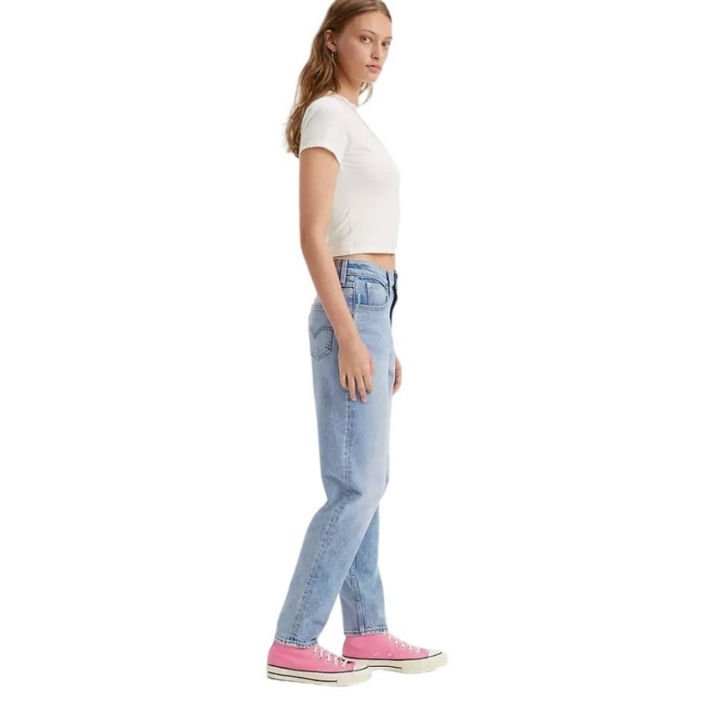 LEVIS 80S MOM JEAN A35060016 ΠΑΝΤΕΛΟΝΙ ΓΥΝΑΙΚΕΙΟ BLUΕ DENIM