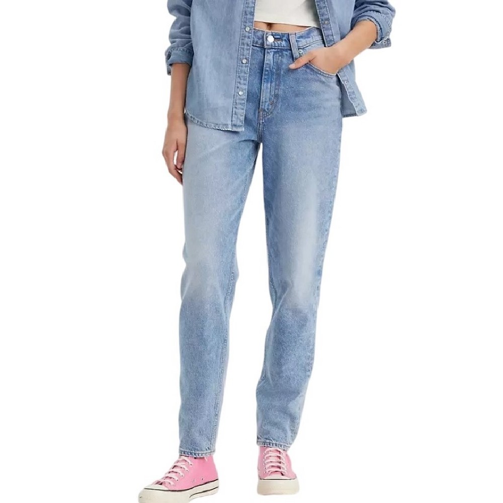 LEVIS 80S MOM JEAN A35060016 ΠΑΝΤΕΛΟΝΙ ΓΥΝΑΙΚΕΙΟ BLUΕ DENIM
