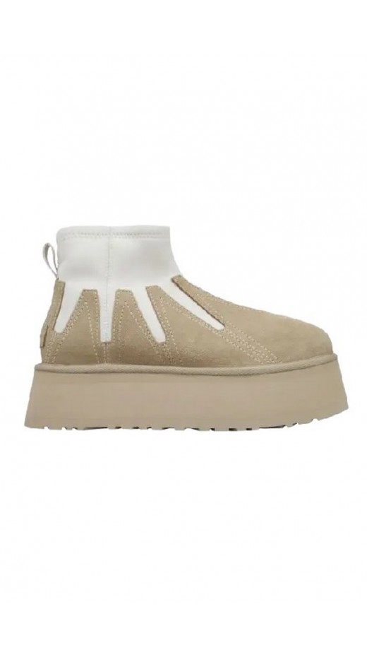 UGG CLASSIC MINI DIPPER SUNWAVE MDSD ΜΠΟΤΑΚΙ ΓΥΝΑΙΚΕΙΟ BEIGE