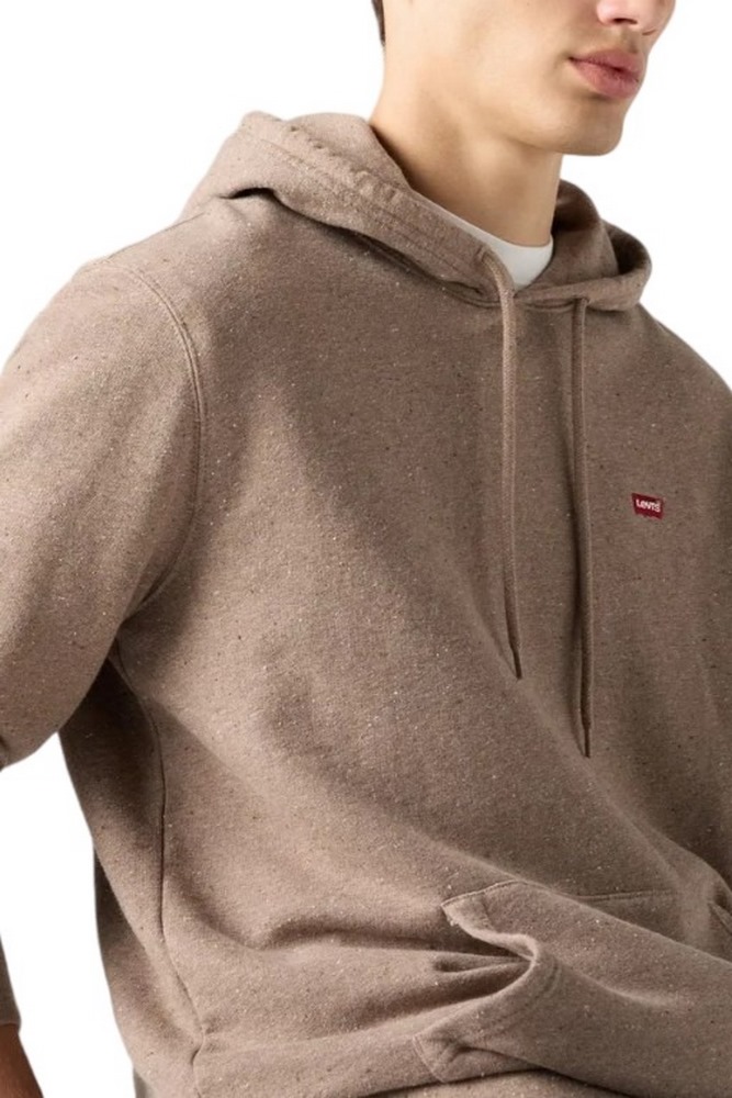 LEVIS® THE ORIGINAL HM HOODIE ΦΟΥΤΕΡ ΜΠΛΟΥΖΑ ΑΝΔΡΙΚΗ BROWN