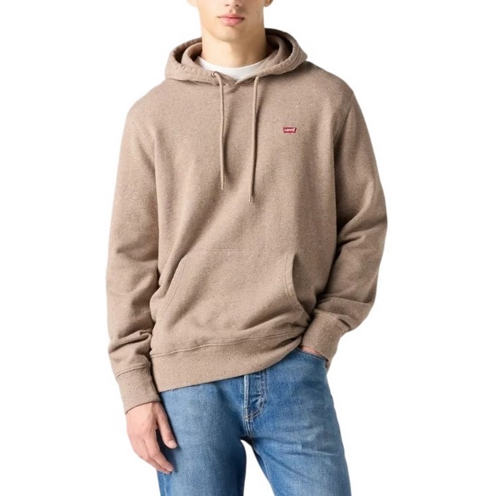 LEVIS® THE ORIGINAL HM HOODIE ΦΟΥΤΕΡ ΜΠΛΟΥΖΑ ΑΝΔΡΙΚΗ BROWN