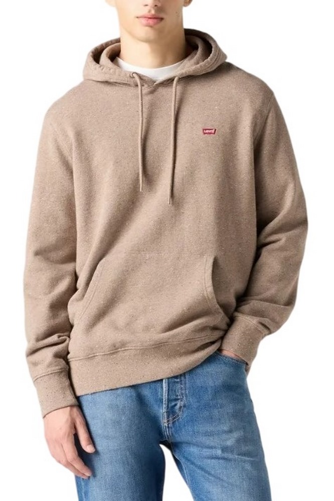 LEVIS® THE ORIGINAL HM HOODIE ΦΟΥΤΕΡ ΜΠΛΟΥΖΑ ΑΝΔΡΙΚΗ BROWN