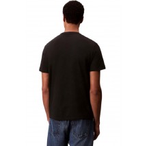 CALVIN KLEIN JEANS 30S E CK BH WRD T-SHIRT ΜΠΛΟΥΖΑ ΑΝΔΡΙΚΗ BLACK