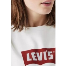 LEVIS® GR ICONIC HERITAGE GREW ΦΟΥΤΕΡ ΜΠΛΟΥΖΑ ΓΥΝΑΙΚΕΙΑ OFF WHITE