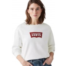 LEVIS® GR ICONIC HERITAGE GREW ΦΟΥΤΕΡ ΜΠΛΟΥΖΑ ΓΥΝΑΙΚΕΙΑ OFF WHITE