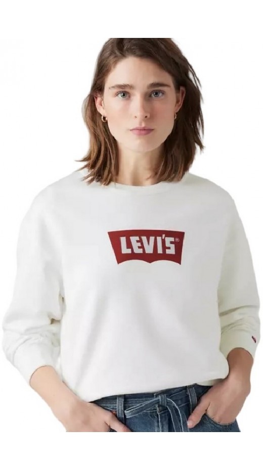 LEVIS® GR ICONIC HERITAGE GREW ΦΟΥΤΕΡ ΜΠΛΟΥΖΑ ΓΥΝΑΙΚΕΙΑ OFF WHITE