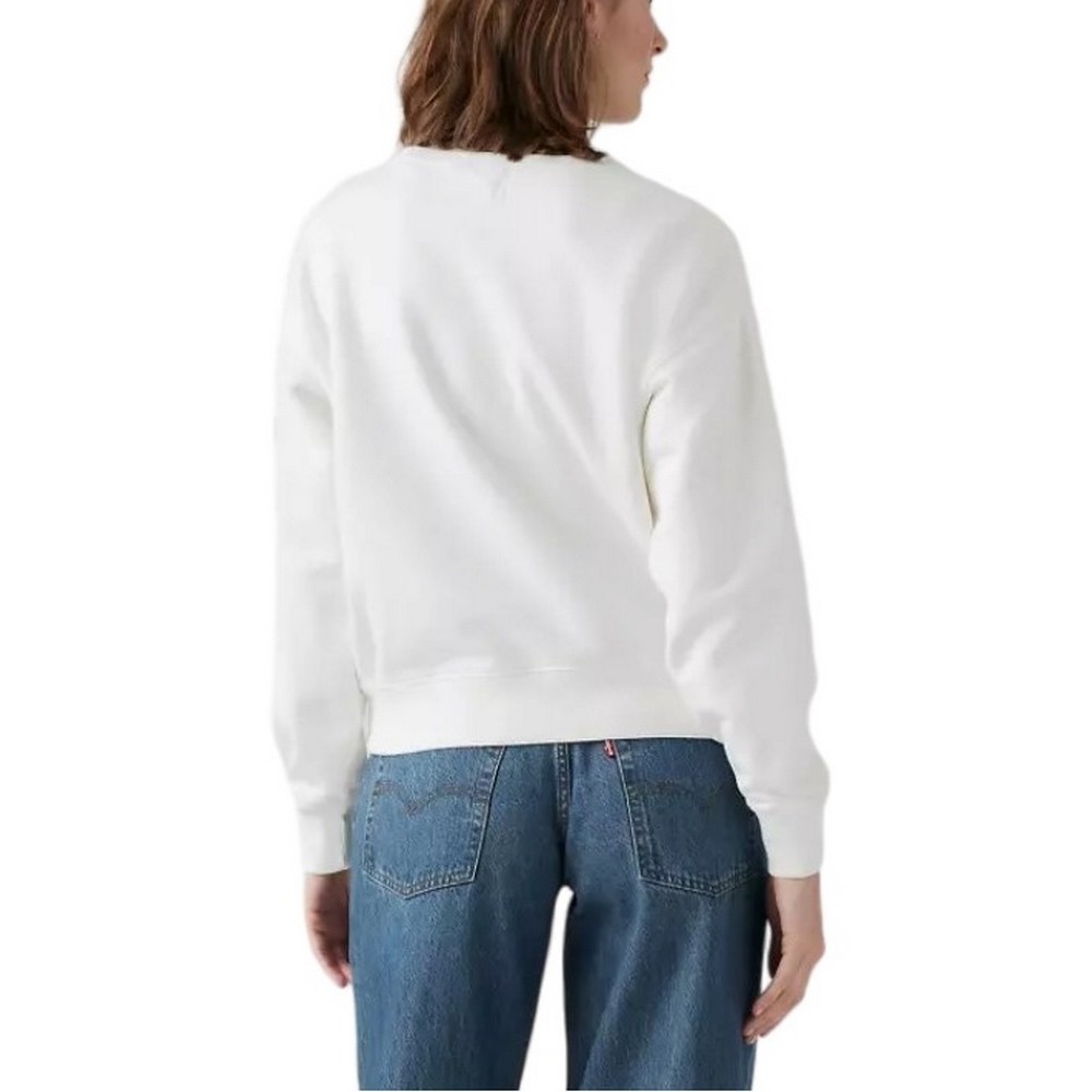 LEVIS® GR ICONIC HERITAGE GREW ΦΟΥΤΕΡ ΜΠΛΟΥΖΑ ΓΥΝΑΙΚΕΙΑ OFF WHITE