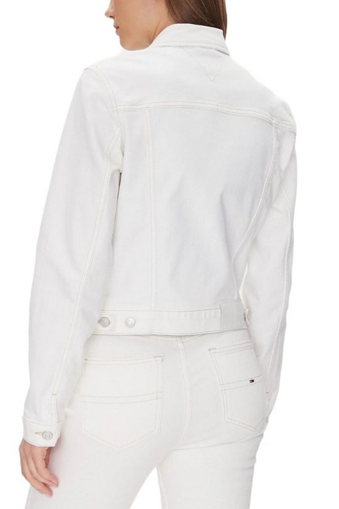 TOMMY JEANS  CLASSIC TRUCKER JACKET BI8194 ΜΠΟΥΦΑΝ ΓΥΝΑΙΚΕΙΟ OFF WHITE