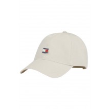 TOMMY JEANS HERITAGE PLAQUE CAP ΚΑΠΕΛΟ ΓΥΝΑΙΚΕΙΟ OFF WHITE