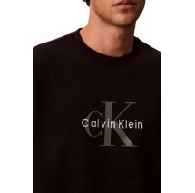 CALVIN KLEIN JEANS LS EU 350TERRY MONOLOGO CN SWTSH ΦΟΥΤΕΡ ΜΠΛΟΥΖΑ ΑΝΔΡΙΚΗ BLACK