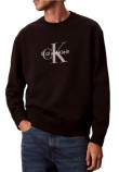 CALVIN KLEIN JEANS LS EU 350TERRY MONOLOGO CN SWTSH ΦΟΥΤΕΡ ΜΠΛΟΥΖΑ ΑΝΔΡΙΚΗ BLACK