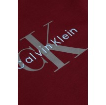 CALVIN KLEIN JEANS LS EU 350TERRY MONOLOGO CN SWTSH ΦΟΥΤΕΡ ΜΠΛΟΥΖΑ ΑΝΔΡΙΚΗ BORDEAUX