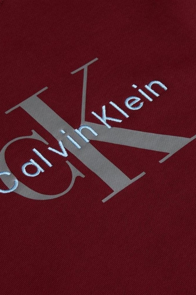 CALVIN KLEIN JEANS LS EU 350TERRY MONOLOGO CN SWTSH ΦΟΥΤΕΡ ΜΠΛΟΥΖΑ ΑΝΔΡΙΚΗ BORDEAUX