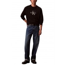 CALVIN KLEIN JEANS LS EU 350TERRY MONOLOGO CN SWTSH ΦΟΥΤΕΡ ΜΠΛΟΥΖΑ ΑΝΔΡΙΚΗ BLACK