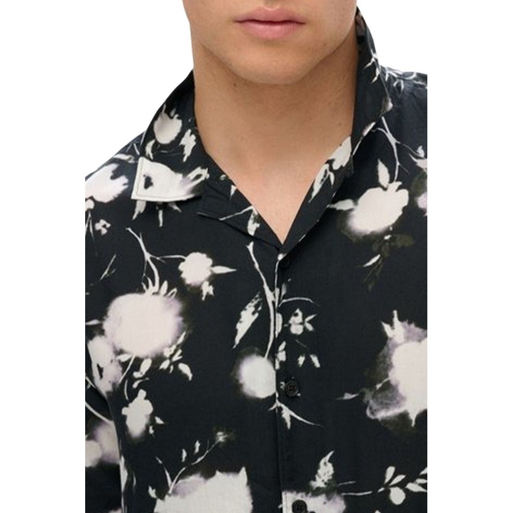 SUPERDRY D2 OVIN S/S PRINT SHIRT ΠΟΥΚΑΜΙΣΟ ΑΝΔΡΙΚΟ BLACK
