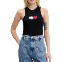 TOMMY JEANS RIB RACER TANK ΤΟΠ ΓΥΝΑΙΚΕΙΟ BLACK