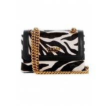 ΤΣΑΝΤΑ ABEY MINI CROSSBODY FLAP ΓΥΝΑΙΚΕΙΑ GUESS ZEBRA PRINT