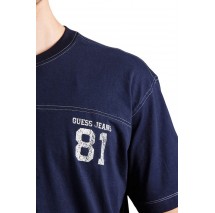 GUESS JEANS CN OS GJ81 TEE T-SHIRT ΜΠΛΟΥΖΑ ΑΝΔΡΙΚΗ DARK NAVY
