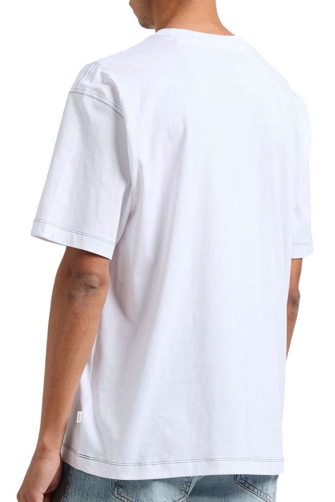 GUESS JEANS CN OS GJ81 TEE T-SHIRT ΜΠΛΟΥΖΑ ΑΝΔΡΙΚΗ WHITE
