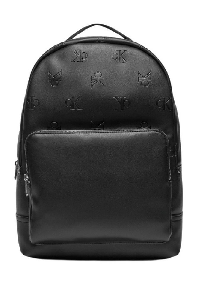 CALVIN KLEIN JEANS AOP CENTER ZIP CAMPUS BP PU ΤΣΑΝΤΑ ΑΝΔΡΙΚΗ BLACK