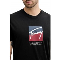 TOMMY JEANS REG RWB DNA TEE T-SHIRT ΜΠΛΟΥΖΑ ΑΝΔΡΙΚΗ BLACK