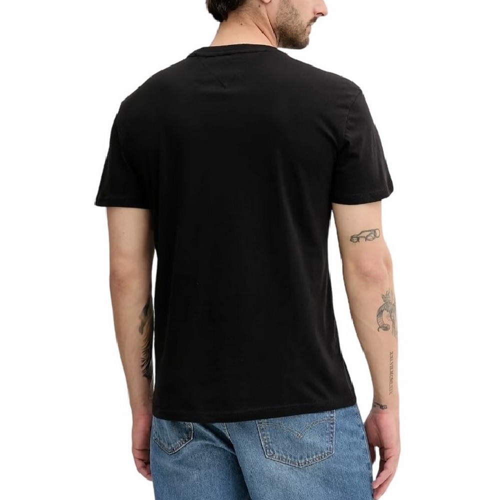 TOMMY JEANS REG RWB DNA TEE T-SHIRT ΜΠΛΟΥΖΑ ΑΝΔΡΙΚΗ BLACK