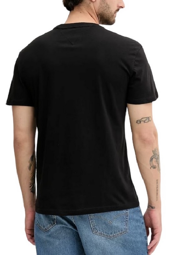 TOMMY JEANS REG RWB DNA TEE T-SHIRT ΜΠΛΟΥΖΑ ΑΝΔΡΙΚΗ BLACK