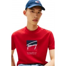 TOMMY JEANS REG RWB DNA TEE T-SHIRT ΜΠΛΟΥΖΑ ΑΝΔΡΙΚΗ RED