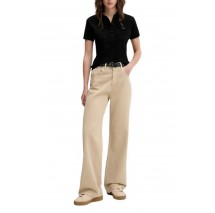 GUESS JEANS SLIM POLO T-SHIRT ΜΠΛΟΥΖΑ ΓΥΝΑΙΚΕΙΑ BLACK