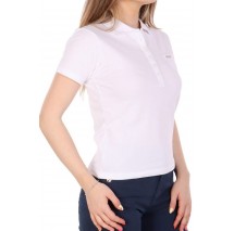 GUESS JEANS SLIM POLO T-SHIRT ΜΠΛΟΥΖΑ ΓΥΝΑΙΚΕΙΑ WHITE
