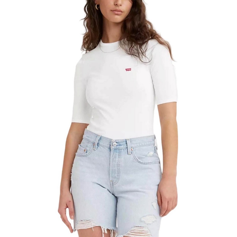 LEVIS® LUCA SLIM TEE T-SHIRT ΜΠΛΟΥΖΑ ΓΥΝΑΙΚΕΙΑ WHITE
