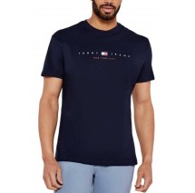 TOMMY JEANS REG FLAG LINEAR TEE T-SHIRT ΜΠΛΟΥΖΑ ΑΝΔΡΙΚΗ NAVY