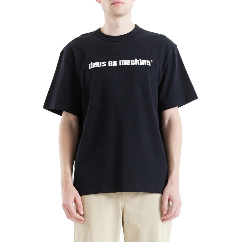 DEUS SCREEN TEE DMP251983B T-SHIRT ΜΠΛΟΥΖΑ ΑΝΔΡΙΚΗ BLACK