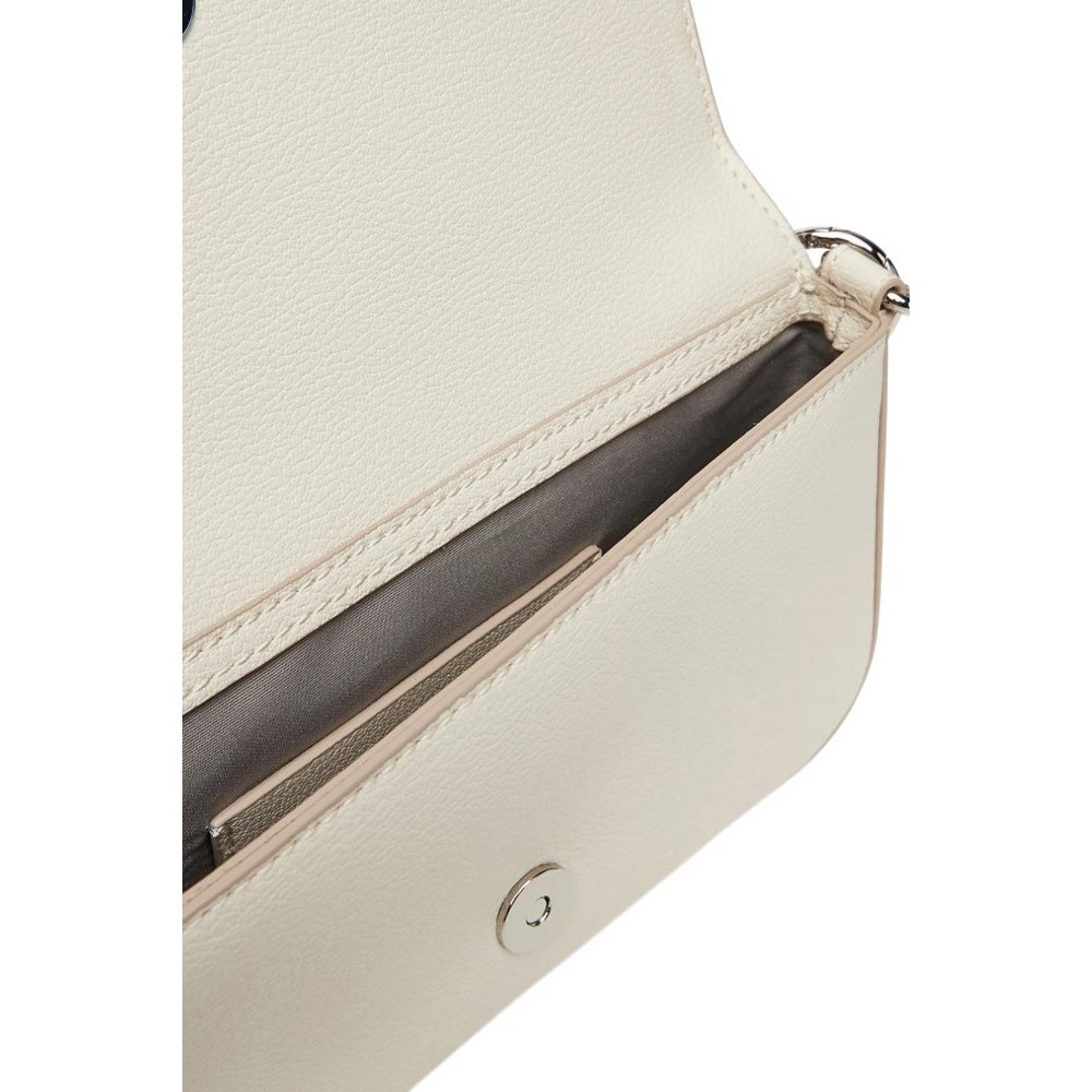 CALVIN KLEIN MINIMAL MONOGRAM SHOULDER POUC ΤΣΑΝΤΑ ΓΥΝΑΙΚΕΙΑ ECRU