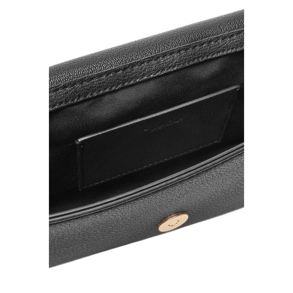 CALVIN KLEIN MINIMAL MONOGRAM SHOULDER POUC ΤΣΑΝΤΑ ΓΥΝΑΙΚΕΙΑ BLACK