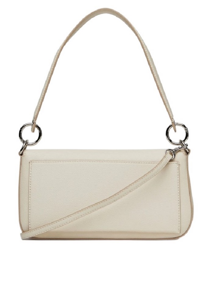 CALVIN KLEIN MINIMAL MONOGRAM SHOULDER POUC ΤΣΑΝΤΑ ΓΥΝΑΙΚΕΙΑ ECRU
