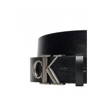 CALVIN KLEIN MONOGRAM BUCKLE 35MM ΖΩΝΗ ΑΝΔΡΙΚΗ BLACK
