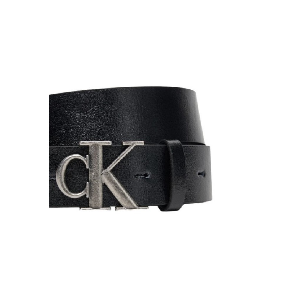 CALVIN KLEIN MONOGRAM BUCKLE 35MM ΖΩΝΗ ΑΝΔΡΙΚΗ BLACK