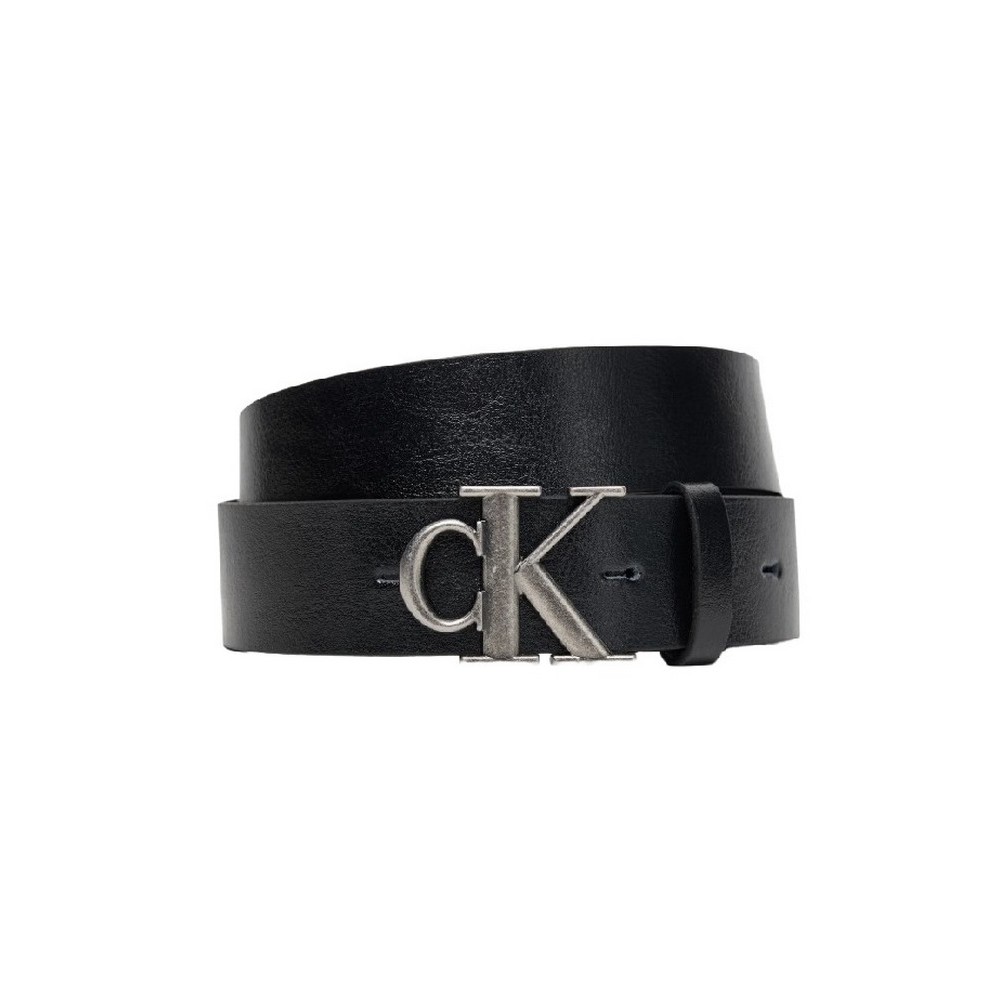 CALVIN KLEIN MONOGRAM BUCKLE 35MM ΖΩΝΗ ΑΝΔΡΙΚΗ BLACK
