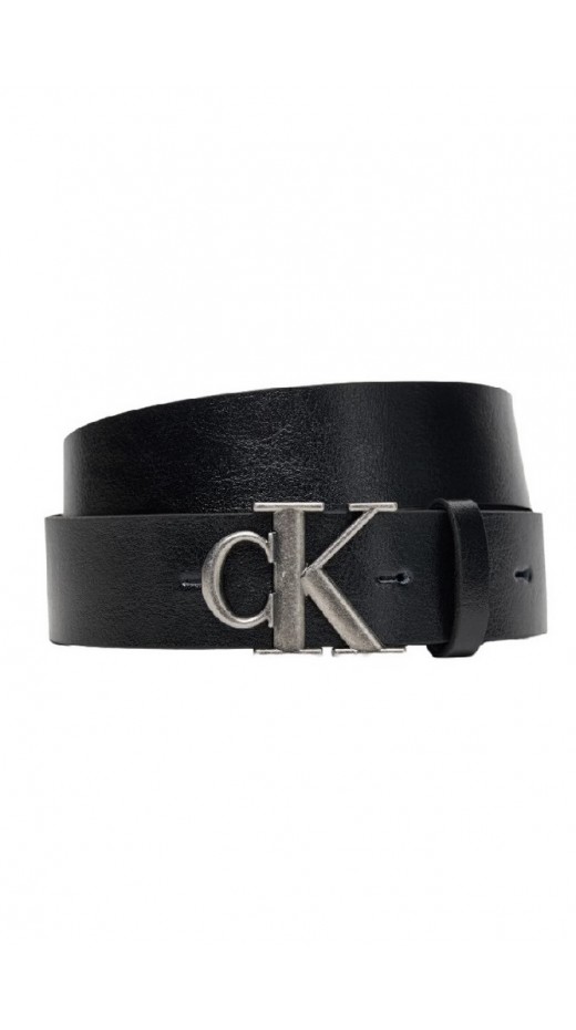 CALVIN KLEIN MONOGRAM BUCKLE 35MM ΖΩΝΗ ΑΝΔΡΙΚΗ BLACK