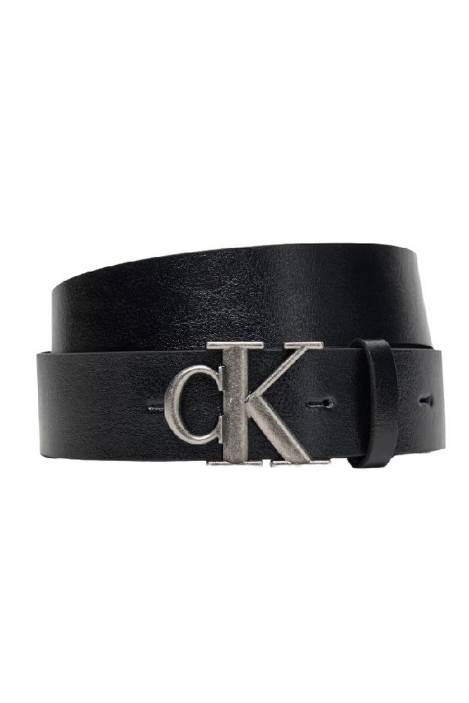 CALVIN KLEIN MONOGRAM BUCKLE 35MM ΖΩΝΗ ΑΝΔΡΙΚΗ BLACK